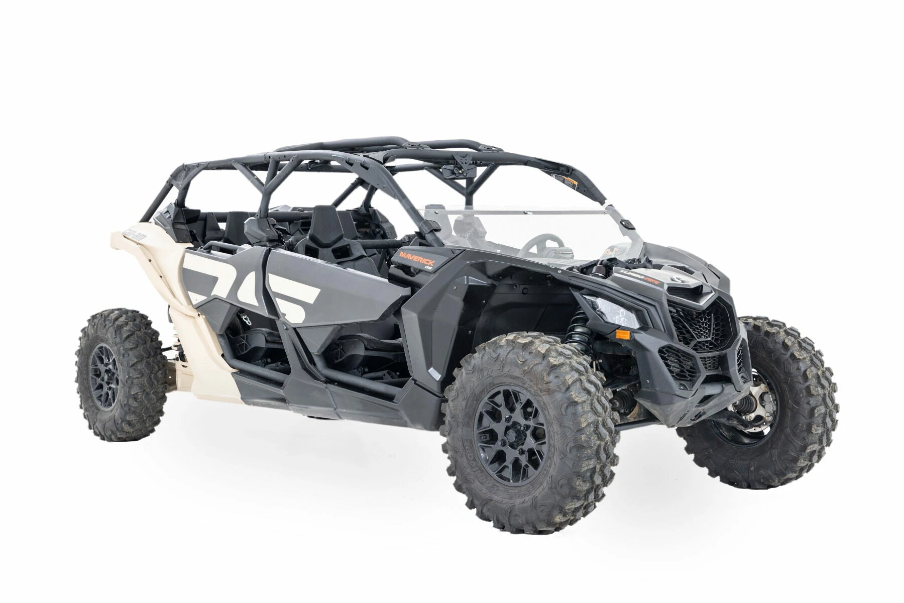 Rough Country '17-'22 Can-Am Maverick X3 Scratch Resistant Half Windshield 5 Rough Country '17-'22 Can-Am Maverick X3 Scratch Resistant Half Windshield - Image 3