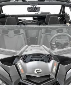 Rough Country '17-'22 Can-Am Maverick X3 Scratch Resistant Half Windshield 11 Rough Country '17-'22 Can-Am Maverick X3 Scratch Resistant Half Windshield -SuperATV Sales Shop rough country 17 22 can am maverick x3 4wd scratch resistant half windshield 5