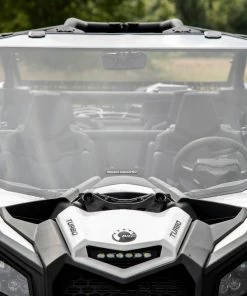Rough Country '17-'22 Can-Am Maverick X3 Black Slimline 6" Cowl Mount LED Light -SuperATV Sales Shop rough country 17 22 can am maverick x3 black slimline 6 cowl mount led light 5