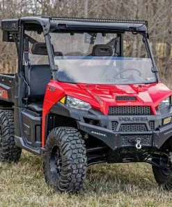 Alternative view of Rough Country '17-'22 Polaris Ranger XP 1000/XP 1000 Crew Scratch Resistant Half Windshield