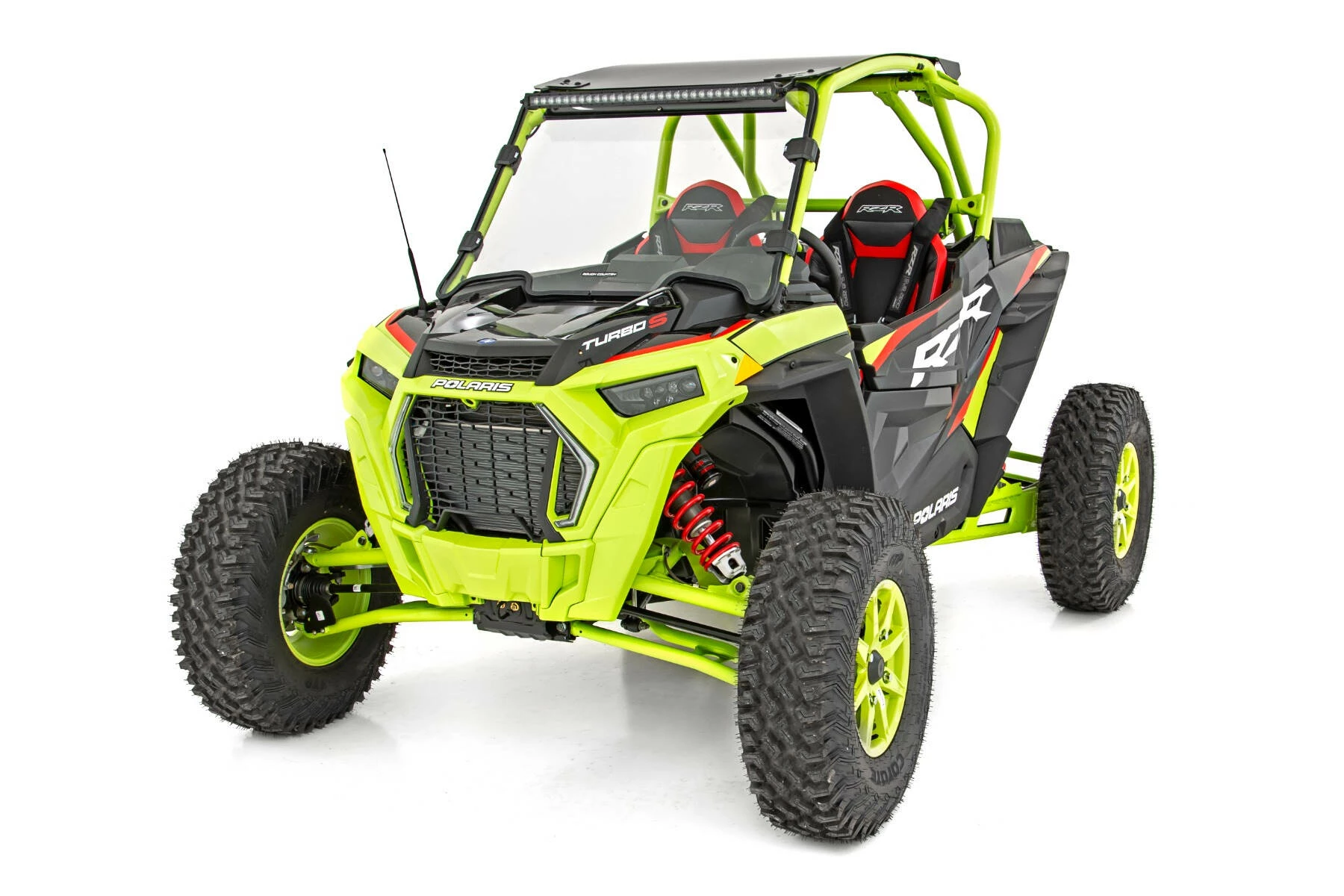 Rough Country '18-'21 Polaris RZR Turbo S Scratch Resistant Full Windshield 5 Rough Country '18-'21 Polaris RZR Turbo S Scratch Resistant Full Windshield - Image 3