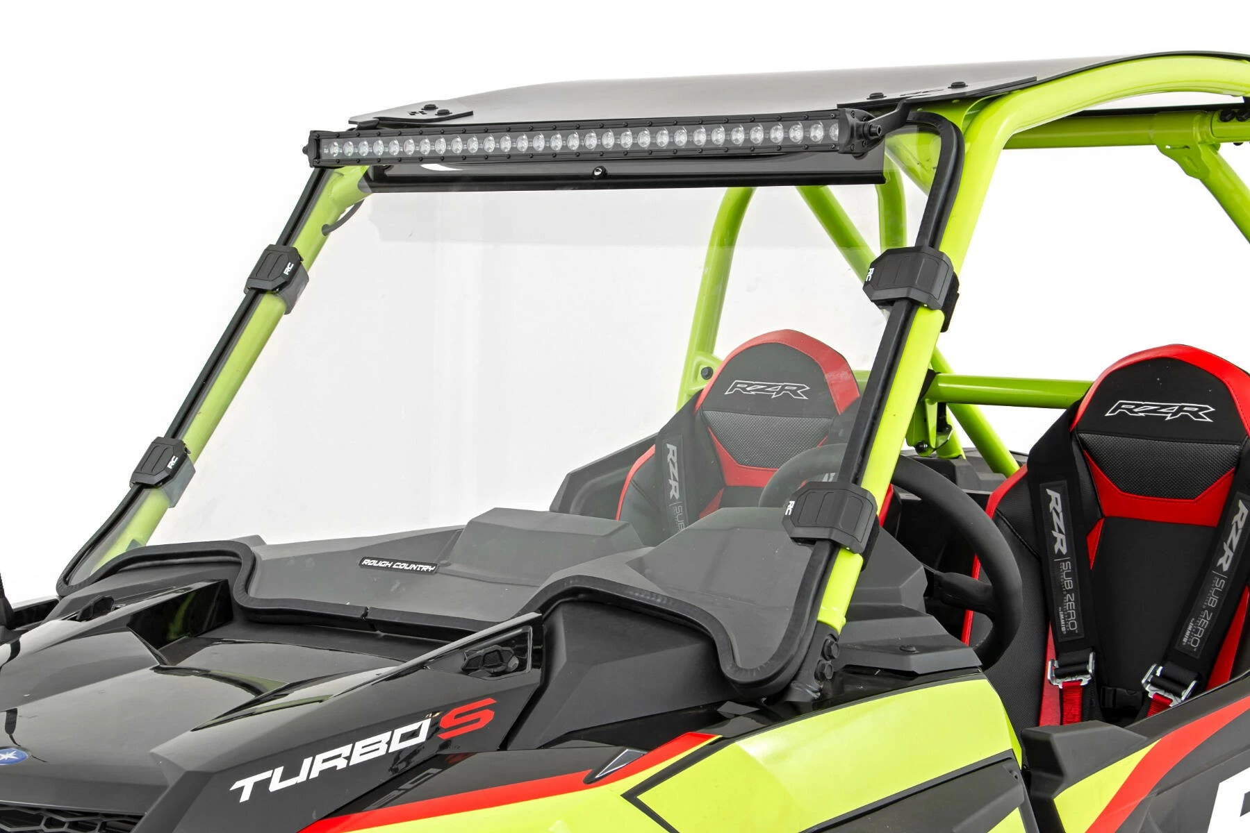 Rough Country '18-'21 Polaris RZR Turbo S Scratch Resistant Full Windshield 6 Rough Country '18-'21 Polaris RZR Turbo S Scratch Resistant Full Windshield - Image 4