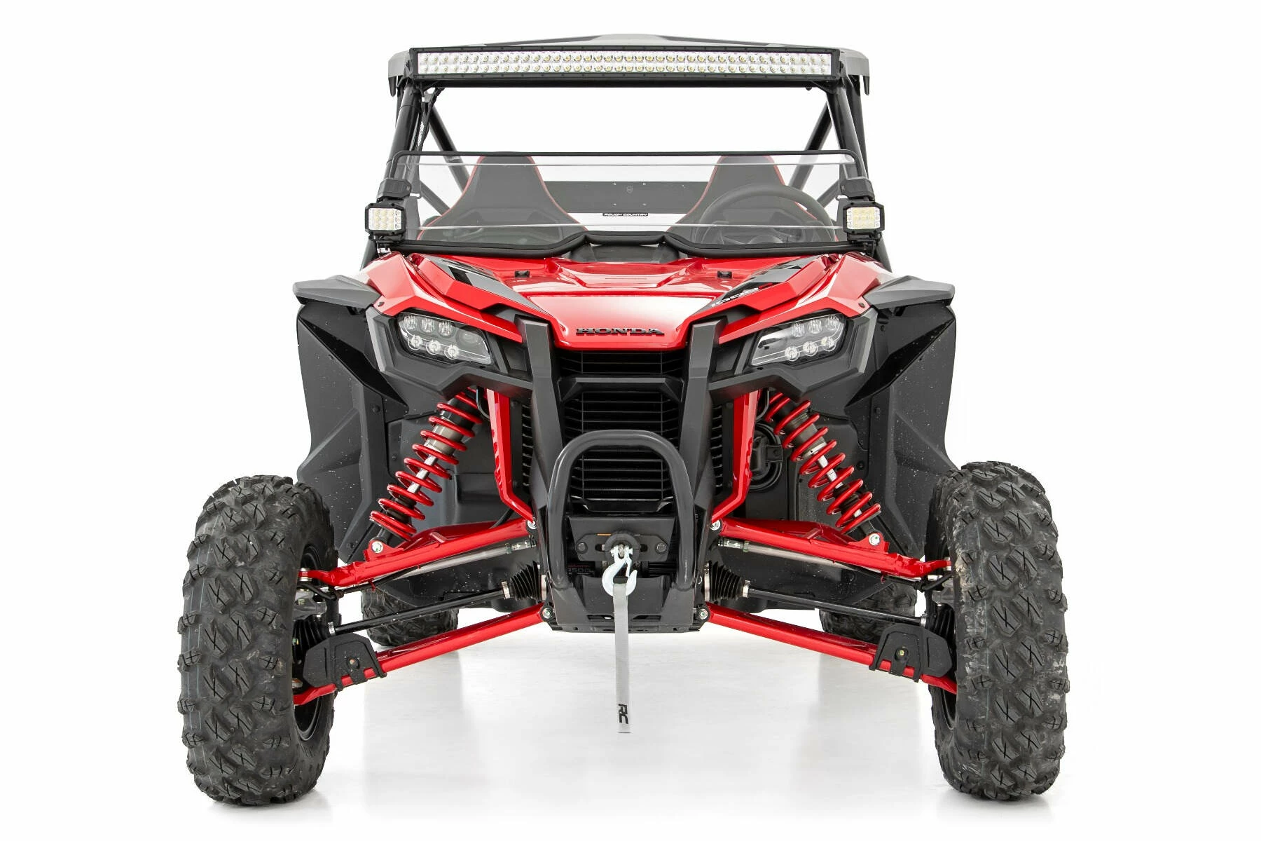 Rough Country '19-'21 Honda Talon Scratch Resistant Half Windshield 5 Rough Country '19-'21 Honda Talon Scratch Resistant Half Windshield - Image 3