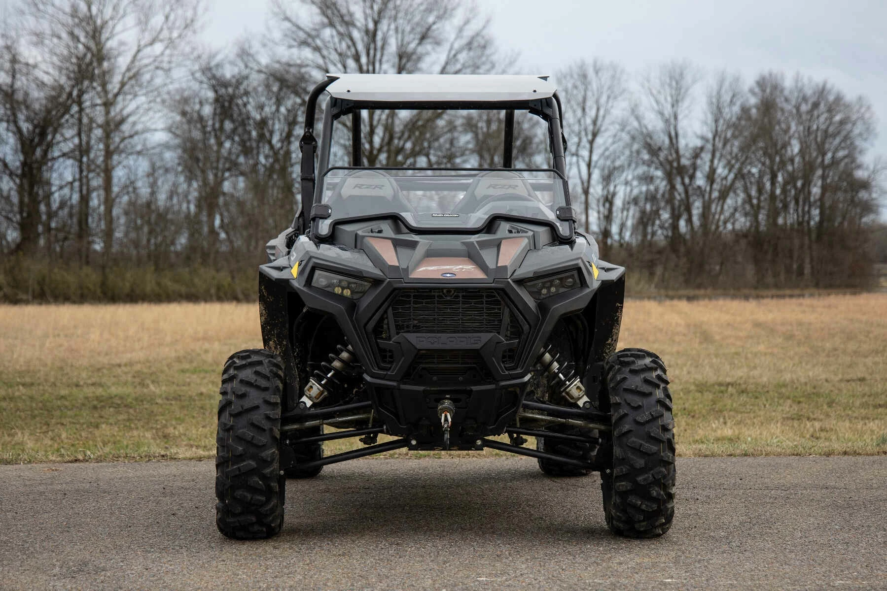 Rough Country '19-'22 Polaris RZR XP 1000/RZR XP 4 1000 Scratch Resistant Half Windshield 4 Rough Country '19-'22 Polaris RZR XP 1000/RZR XP 4 1000 Scratch Resistant Half Windshield - Image 2