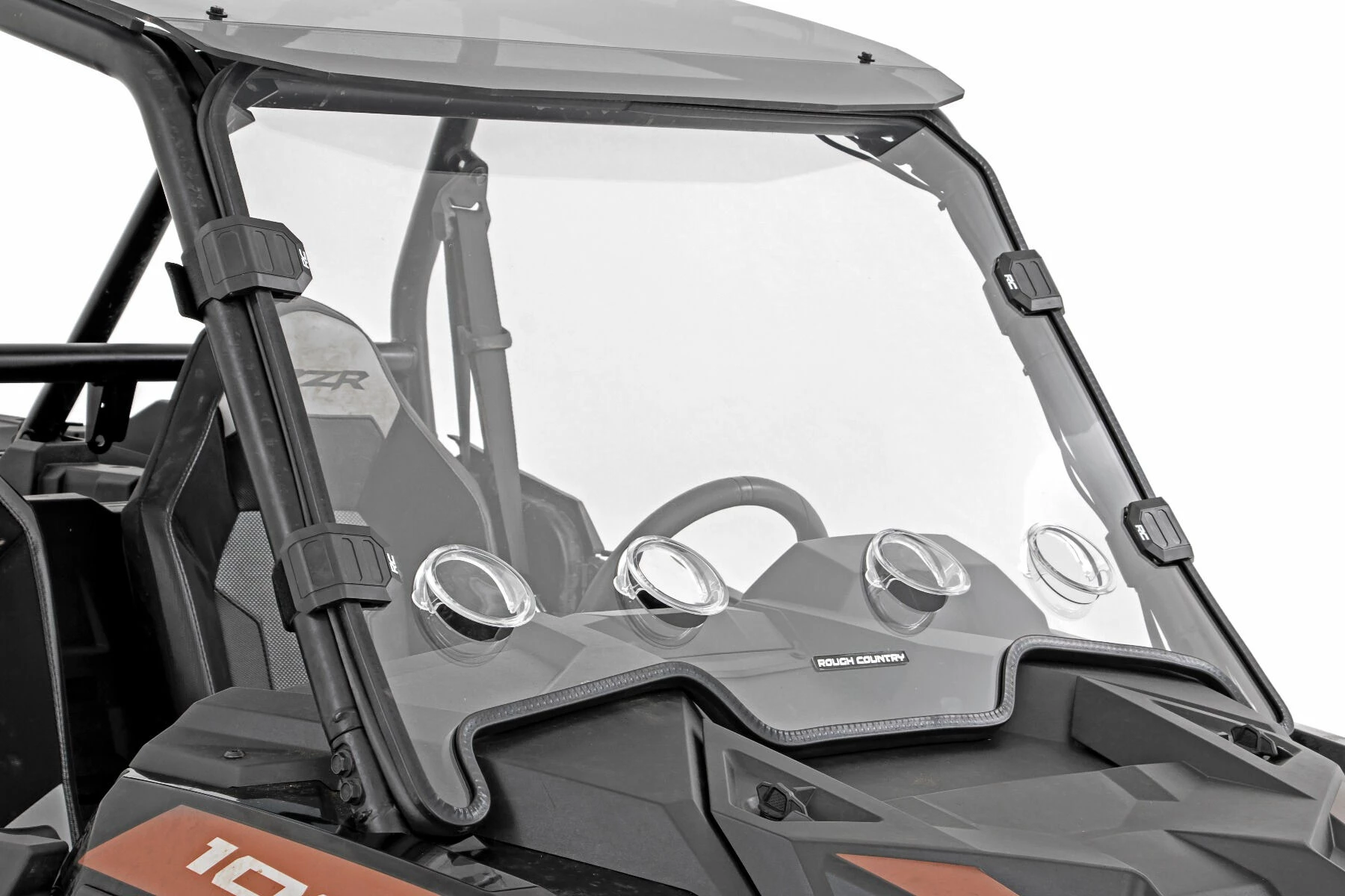 Rough Country '19-'22 Polaris RZR XP 1000/RZR XP 4 1000 Scratch Resistant Vented Full Windshield 7 Rough Country '19-'22 Polaris RZR XP 1000/RZR XP 4 1000 Scratch Resistant Vented Full Windshield - Image 5