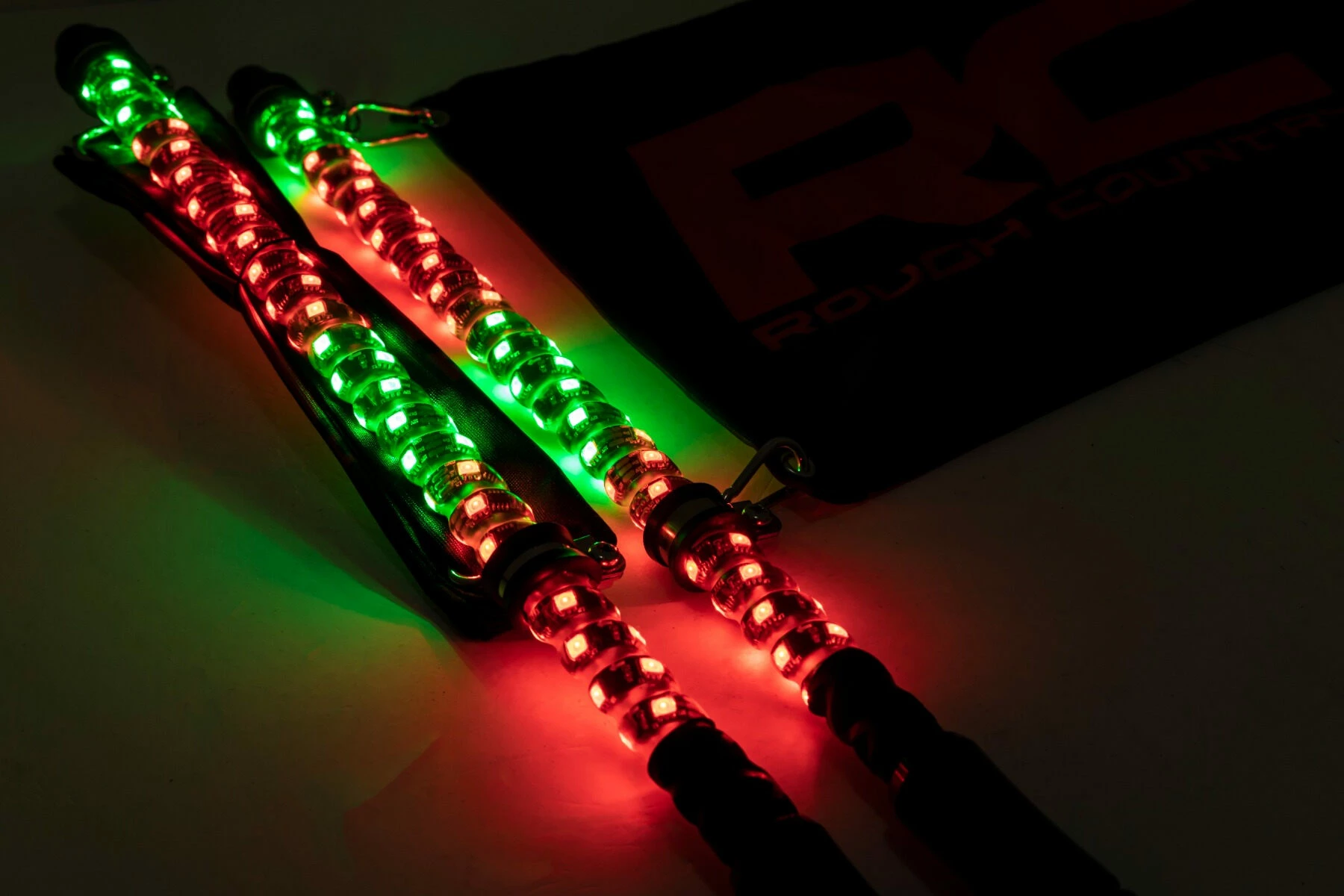 Rough Country 2' Multi Color LED Light Whip Kit - 2pcs - Image 6