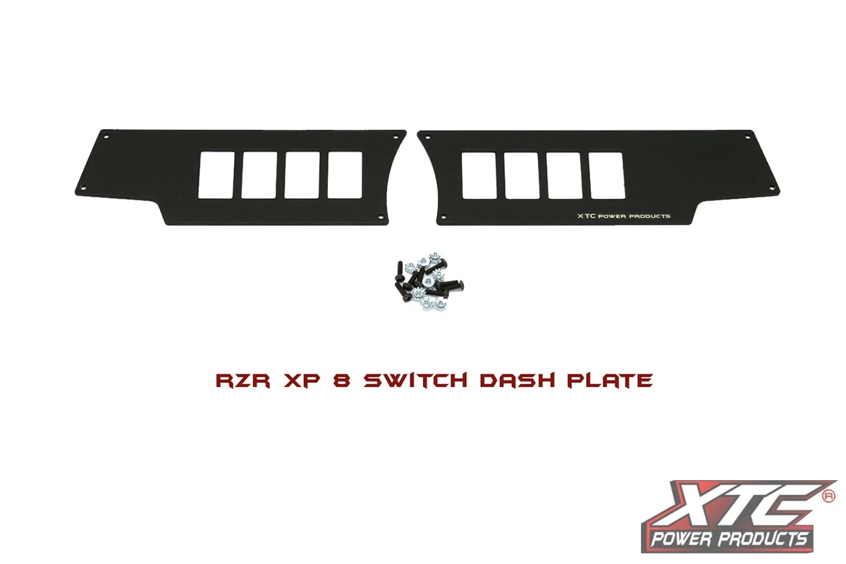 XTC Power Products XTC Polaris RZR XP 1000 / Turbo '14-18 8 Switch Dash Mounting Plate 3 XTC Power Products XTC Polaris RZR XP 1000 / Turbo '14-18 8 Switch Dash Mounting Plate