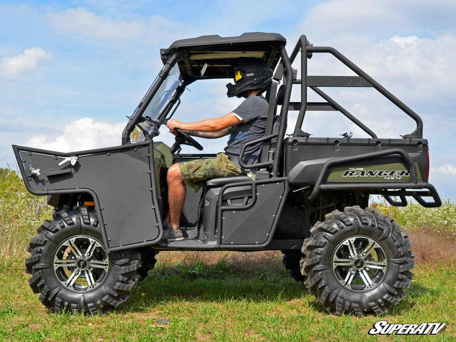 SuperATV Polaris Ranger 570/800 Full Size Aluminum Doors 4 SuperATV Polaris Ranger 570/800 Full Size Aluminum Doors - Image 2