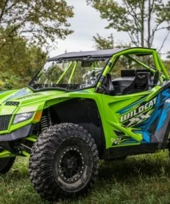 Alternative view of SuperATV Arctic Cat Wildcat XX Flip Up Windshield