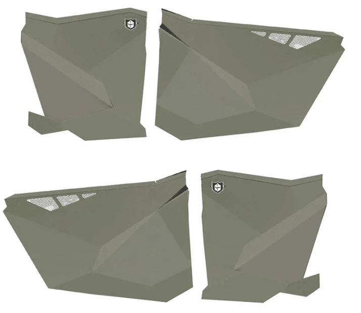 Pro Armor Polaris RZR Turbo R4 MP Traditional Doors 4 Pro Armor Polaris RZR Turbo R4 MP Traditional Doors - Image 2