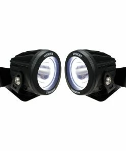Vision X 08-19' Polaris RZR A-Pillar Mounts With 2 XIL-OPRH115 Lights