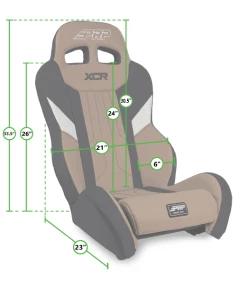 PRP Seats PRP CUSTOM XCR Suspension Seat -SuperATV Sales Shop xcr 5