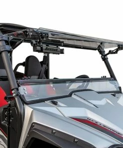 SuperATV Yamaha Wolverine Scratch Resistant Flip Windshield